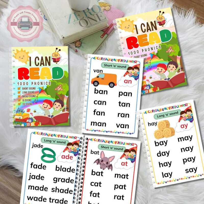 I Can Read 1000 Phonics For Kids Beginner / Long And Short Sound Of