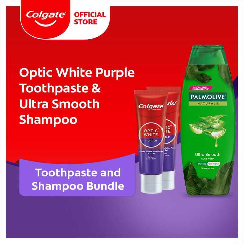 Colgate Optic White Purple Whitening Toothpaste 100G Twin Pack ...