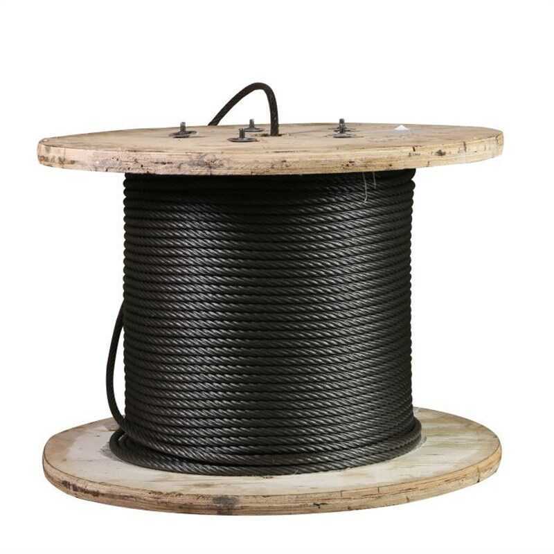 Smooth Coated Oil Hoist Crane Traveling Rope for Cable Car Construction ...