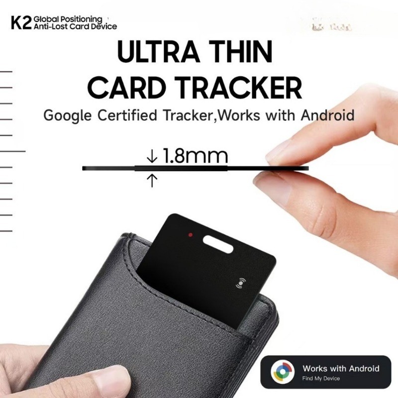GPS Wallet Tracking Card Wireless Smart Positioning Anti-lost Device ...