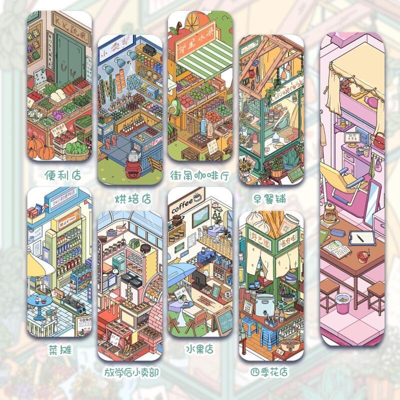 ENWEI 4 Pcs [Landscape Stickers Series] Waterproof Material 3D ...