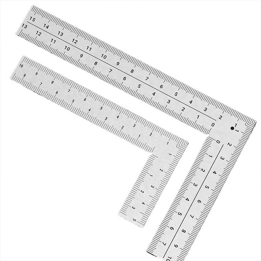 Mini Framing Ruler Measuring Tools Stainless Steel Square Right Angle ...