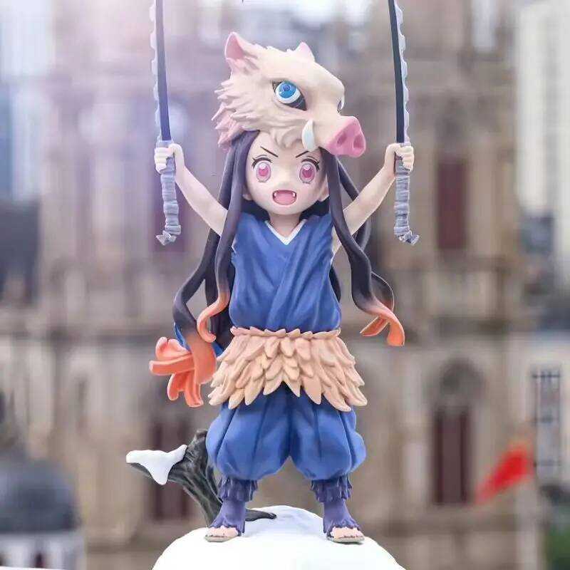 Stock In cm Anime Demon Slayer Figure Kamado Nezuko Midouzi Cos Lnosuke ...