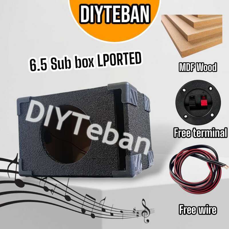 BOX L Ported 40Hz Tuning Available Ready To Use With Terminal, Wire ...
