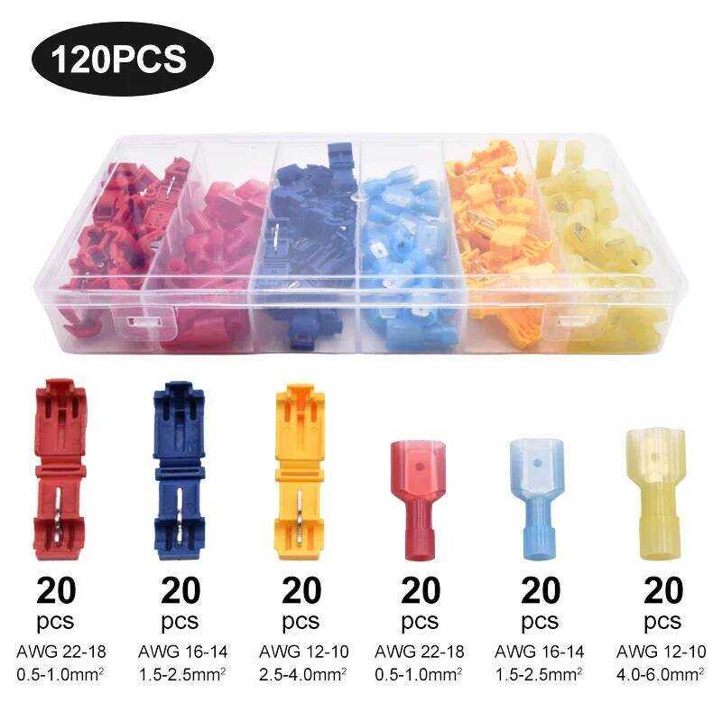 Cross-Border Hot Sale 120pcs Main Line Branch Clips T-Type Break-Free ...