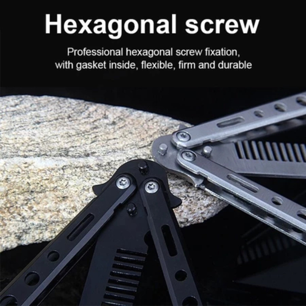 Stainless Butterfly Folding Comb Balicomb Foldable Stainless Steel ...