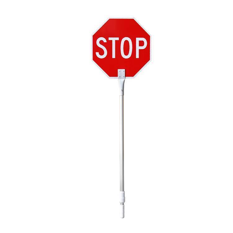 OPT Popular Highly Visible Reflective Sheet Stop Go Sign Wooden or ...