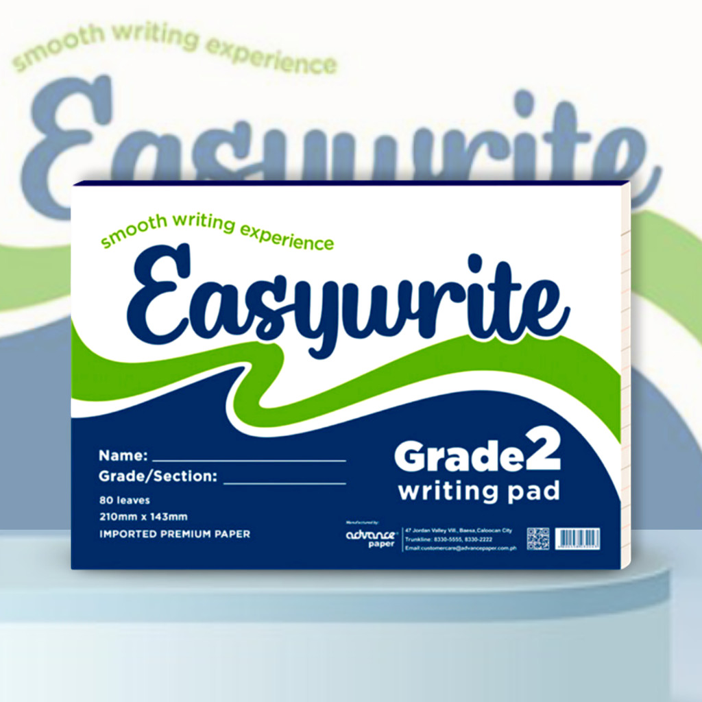ERC 4in1 Bundlle Pack Writing Pad Paper Grade School Elementary ...