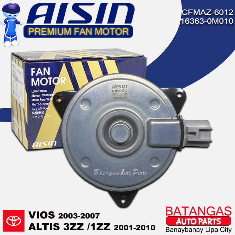 77 130 AISIN RADIATOR FAN MOTOR TOYOTA VIOS 2003-2007 / ALTIS 2001-2010 ...