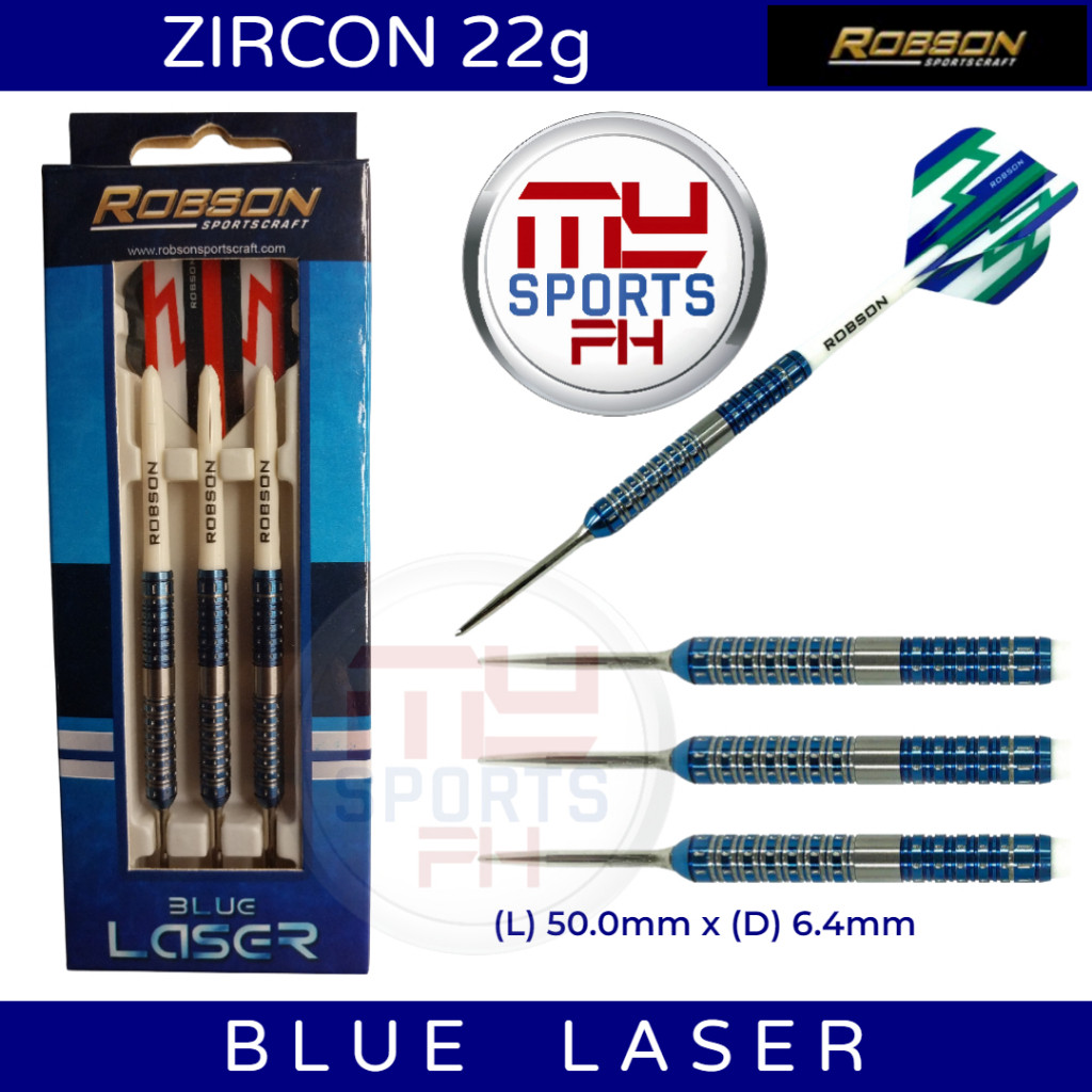 ROBSON Zircon 22 gms Blue Laser Tungsten Dart Pins | Shopee Philippines