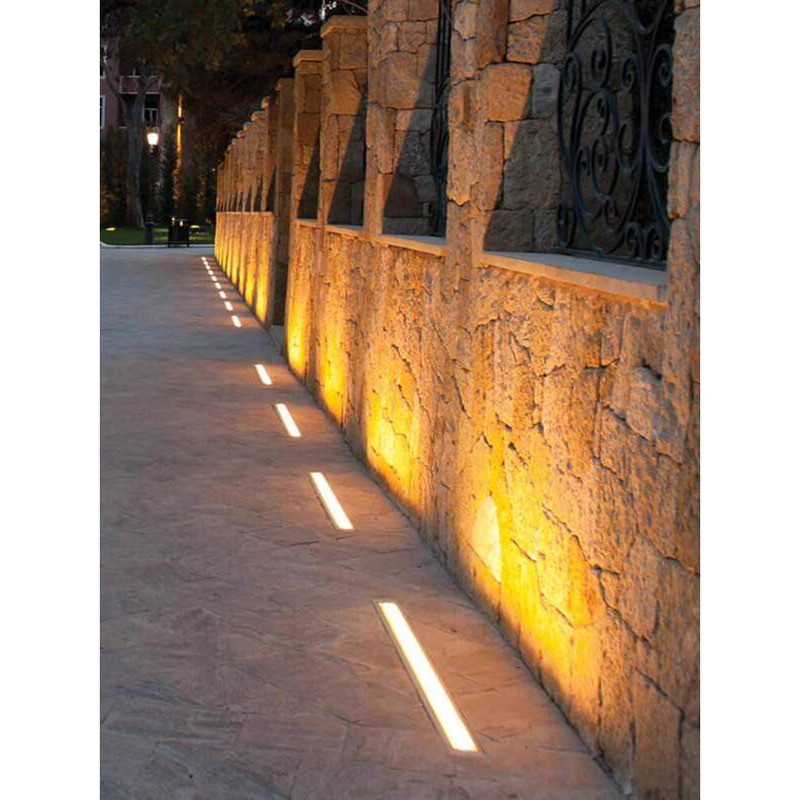 Recessed Wall Washer LED Ground Slot Embedded Outdoor Waterproof Long ...