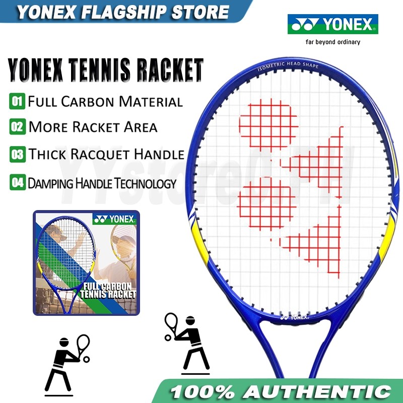 Yonex Tennis Rackets Full Carbon With String Free Bag 27 inch Single ...