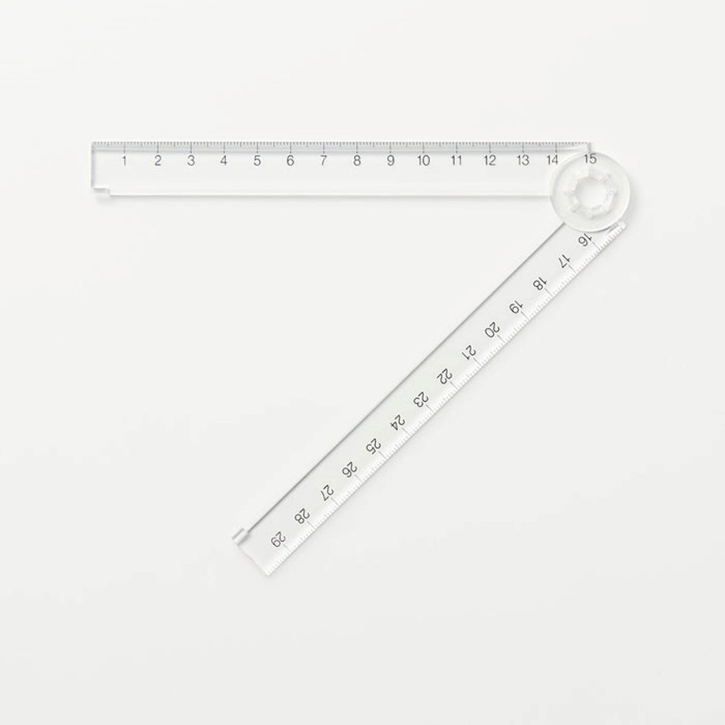 Muji Polycarbonate Double Ruler (Authentic) | Shopee Philippines