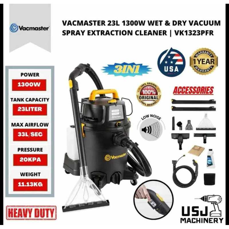Vacmaster Beast Carpet Shampoo Washing Wet Dry Vacuum Cleaner Extractor ...