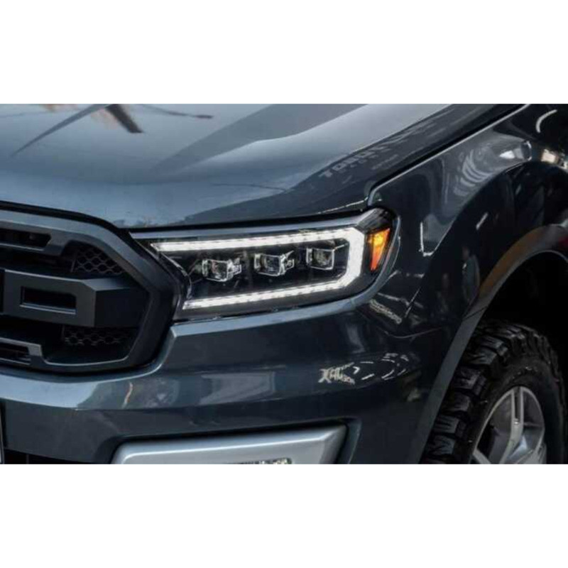 VLAND Ford Ranger & Everest Tri-Led Matrix Projector Headlights Fit In ...