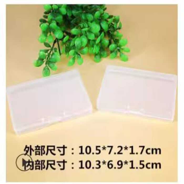 Rectangular Transparent Plastic Parts PP Empty Electronic Component ...