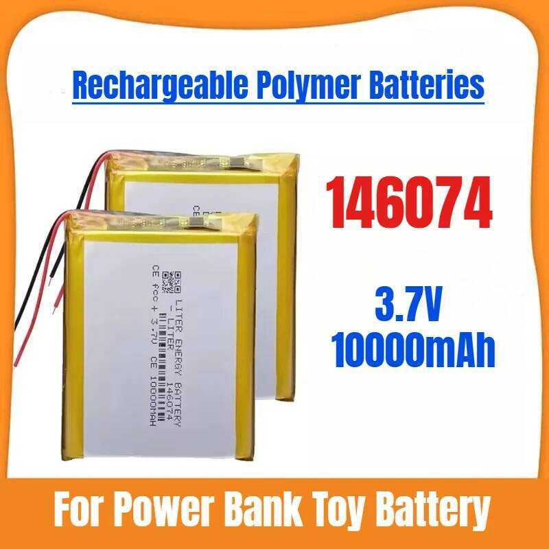 7F 3.7V 2 10000Mah 146074 Rechargeable Polymer Batteries Lipo Li-Po For ...