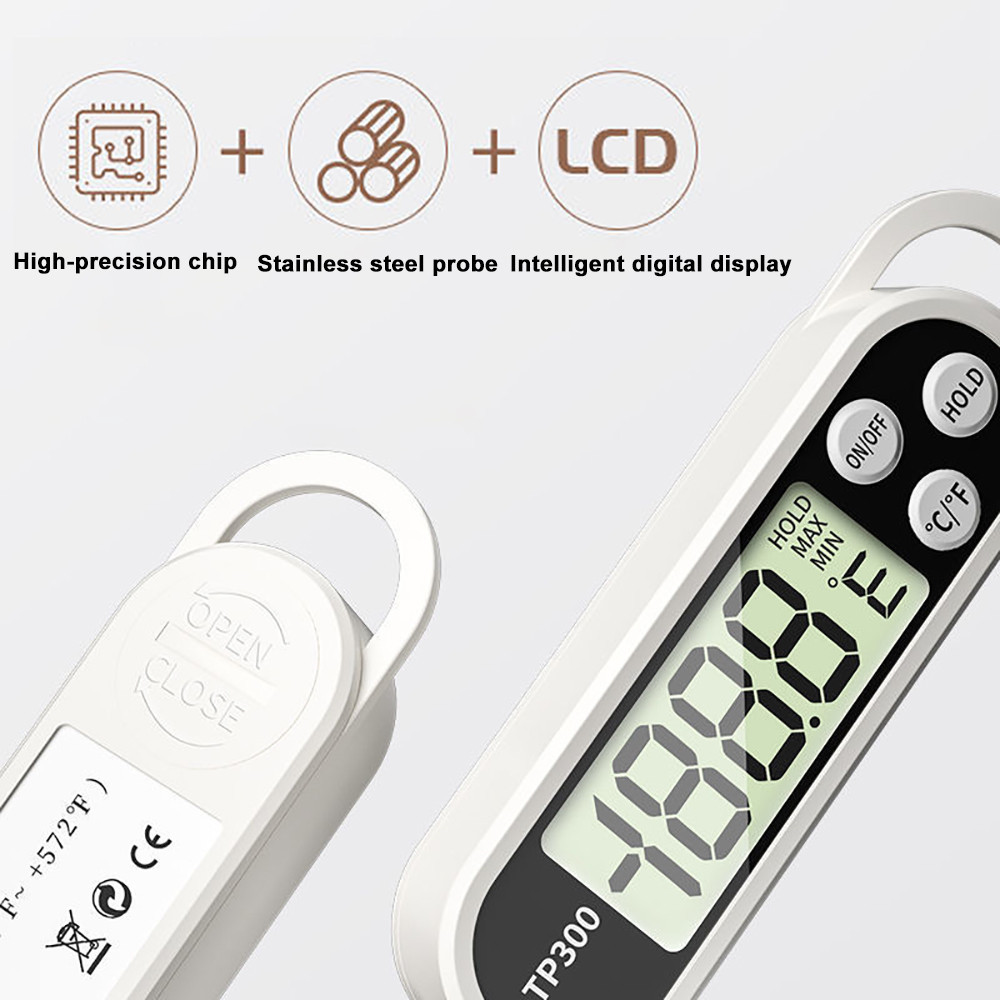TP300 Food Thermometer Digital Probe Instant Read for Kitchen Tool Meat ...