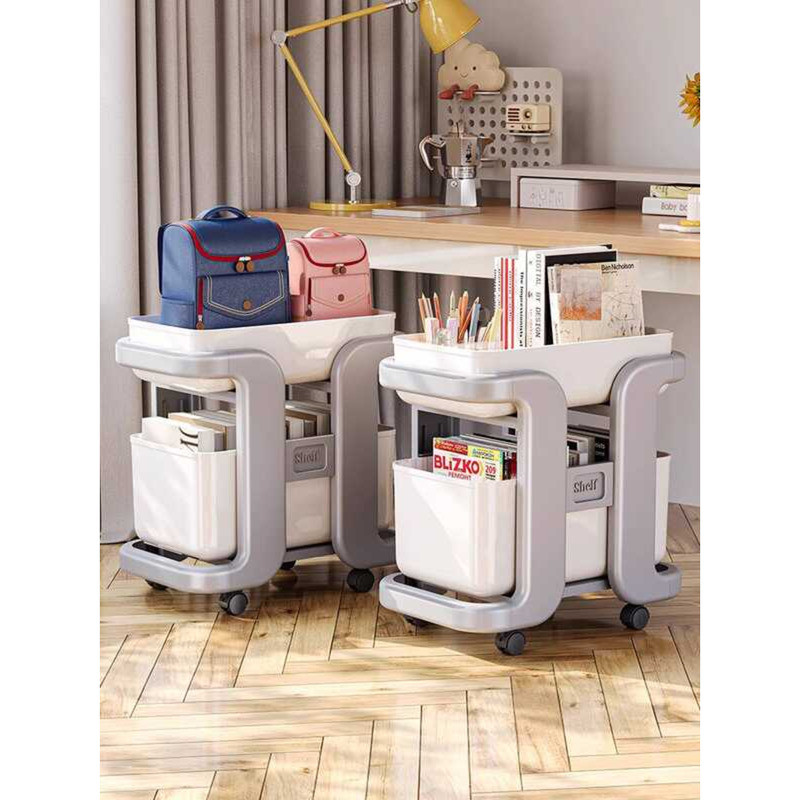 Rack Movable Bookshelf Book Organizer Magic Home Use Under Desk Storage ...