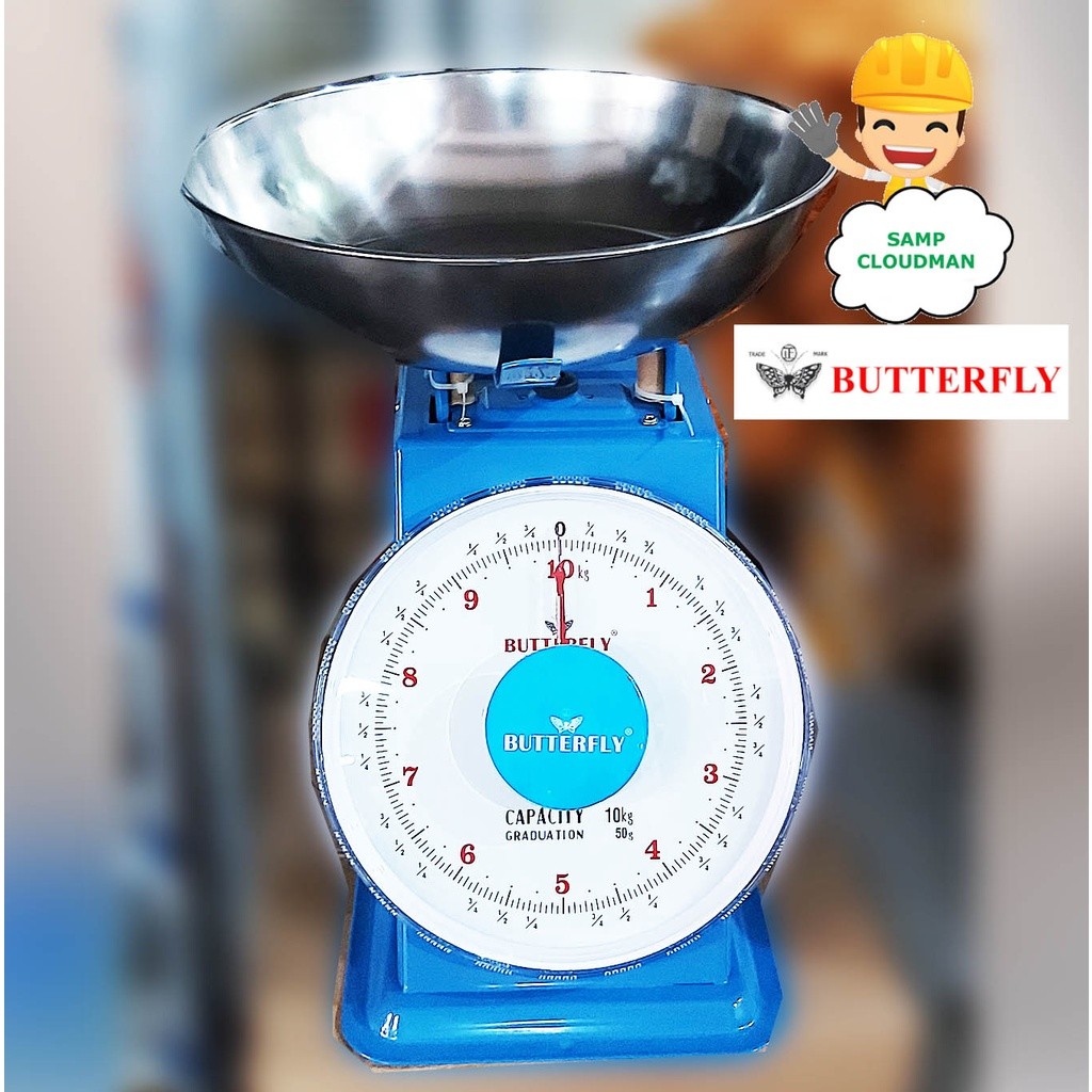 Original Butterfly Table Weighing Scales Timbangan Weight Scale Round ...