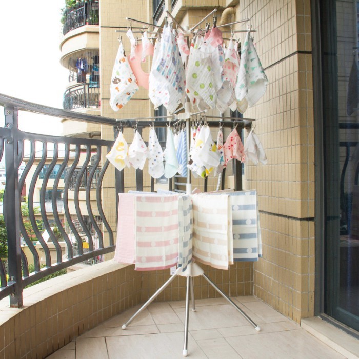 pHOT!! Baby Clothes Drying Rack, Baby Diaper Rack, Stainless Steel ...