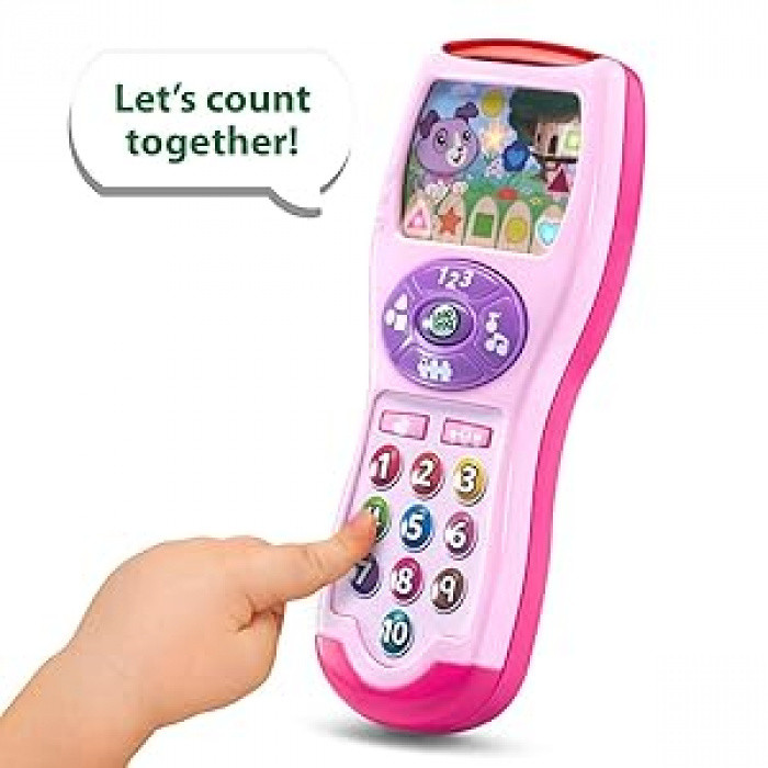 LeapFrog Violets Learning Lights Remote Pink Electronic Toy with Light ...