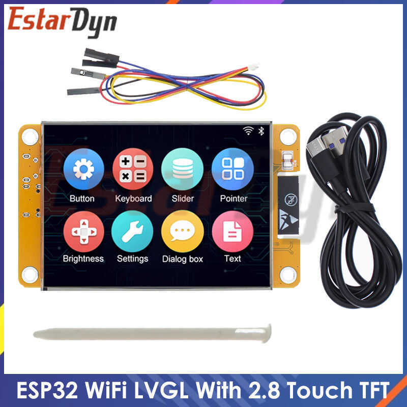 ESP32 Arduino LVGL WIFI&Bluetooth Development Board 2.8 " 240*320 Smart ...