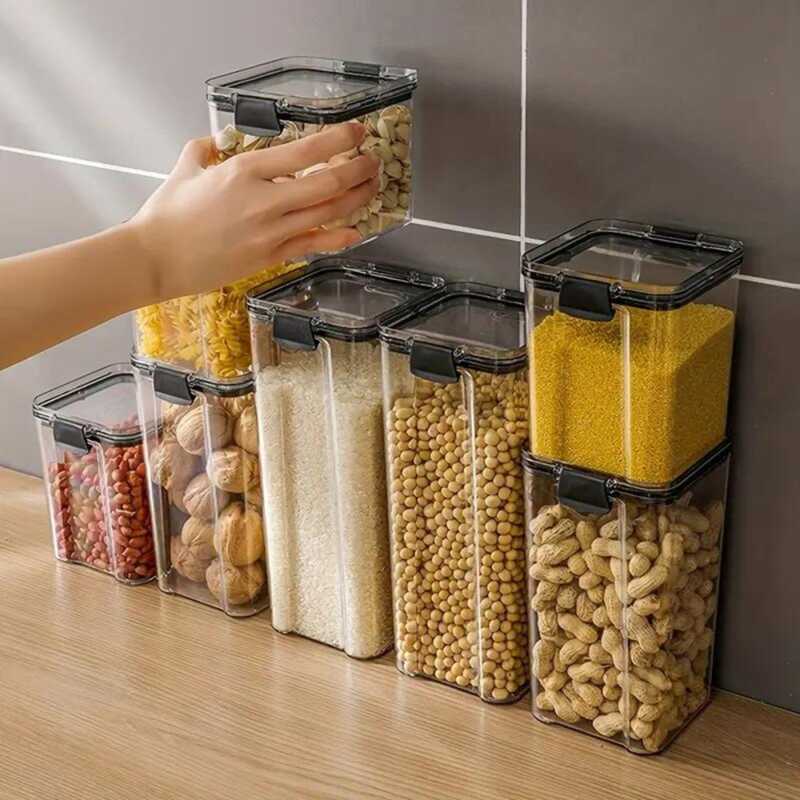 ROMAX Dry Food Container Jar Canister Cookies Cereal Pasta Candy ...