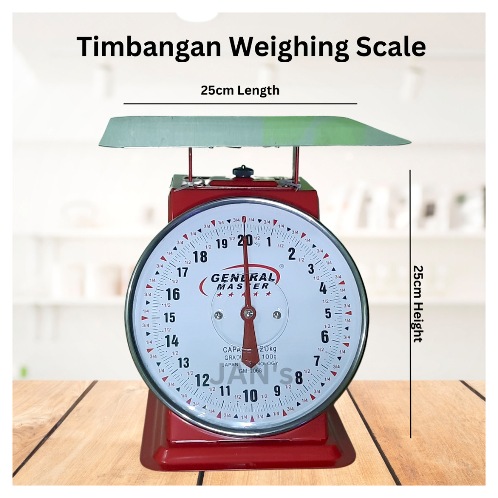 Timbangan Kilohan 20kg Flat Weighing Scale Heavy Duty | Shopee Philippines