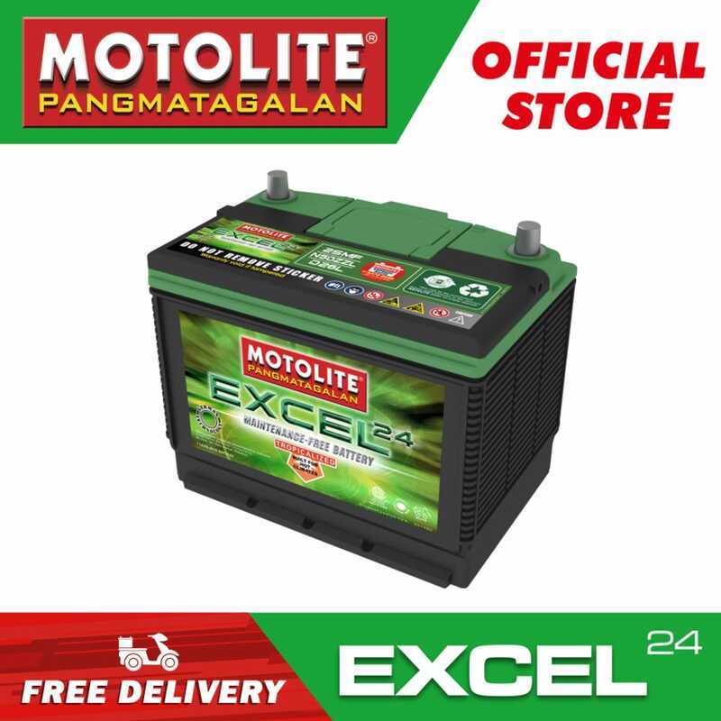 Motolite EXCEL 24Mos Warranty Maintenance Free Car/Automotive Battery ...