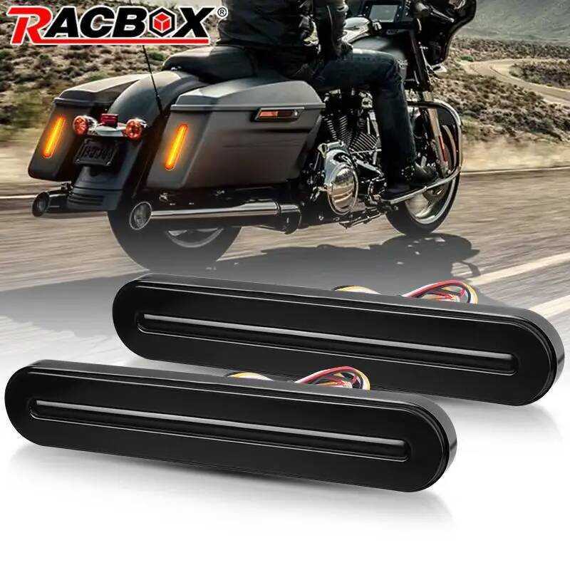 In 3 1 Motorcycle LED Tail Light Rear Stop Brake Lamp Directional Turn ...