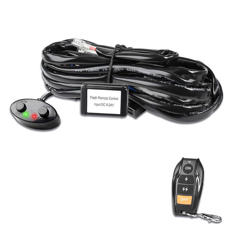 LED Kit, 480W Remote Control 18Awg Core Cable Wiring Harness Kit For ...