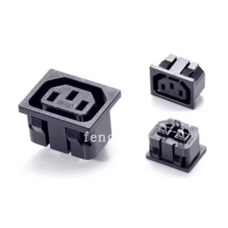 AC Plug Socket Female In-Line Electrical Appliance Power Outlet IEC320 ...