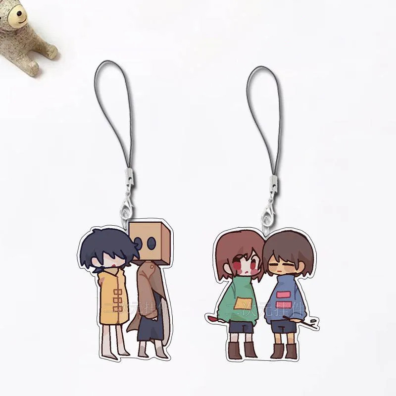 Game Little Nightmares Six Mono UNDERTALE Chara Frisk Cosplay Keychain ...
