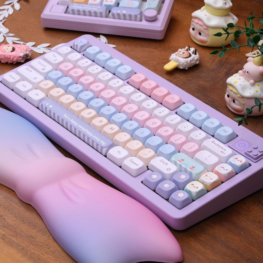 Sweet Candy Dye Sublimation PBT Keycap MOA Profile Cute Keyboard ...