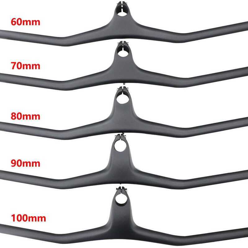 ion Custom MTB Carbon Bicycle Handlebar Riser -10°Degree One-Shaped ...