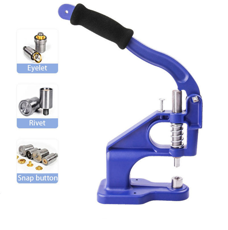 Hand Press Machine For Double Cap Rivets, Grommets Eyelets, Crystal ...