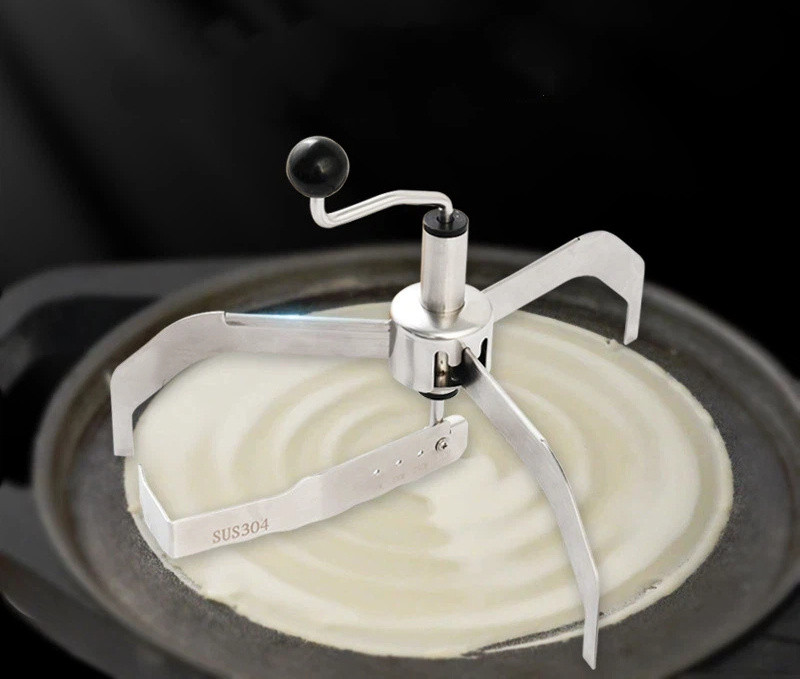 Home pancake machine, stainless steel folding pancake and fruit machine ...