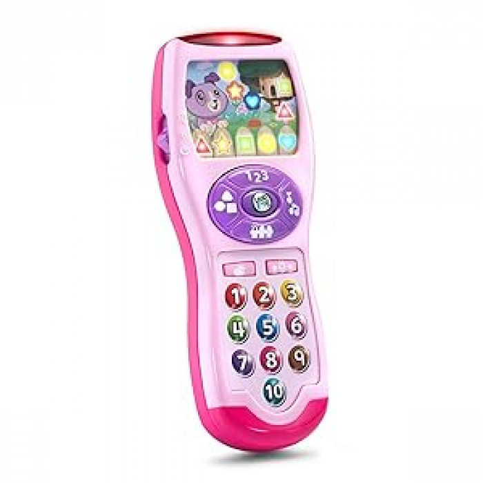 LeapFrog Violets Learning Lights Remote Pink Electronic Toy with Light ...