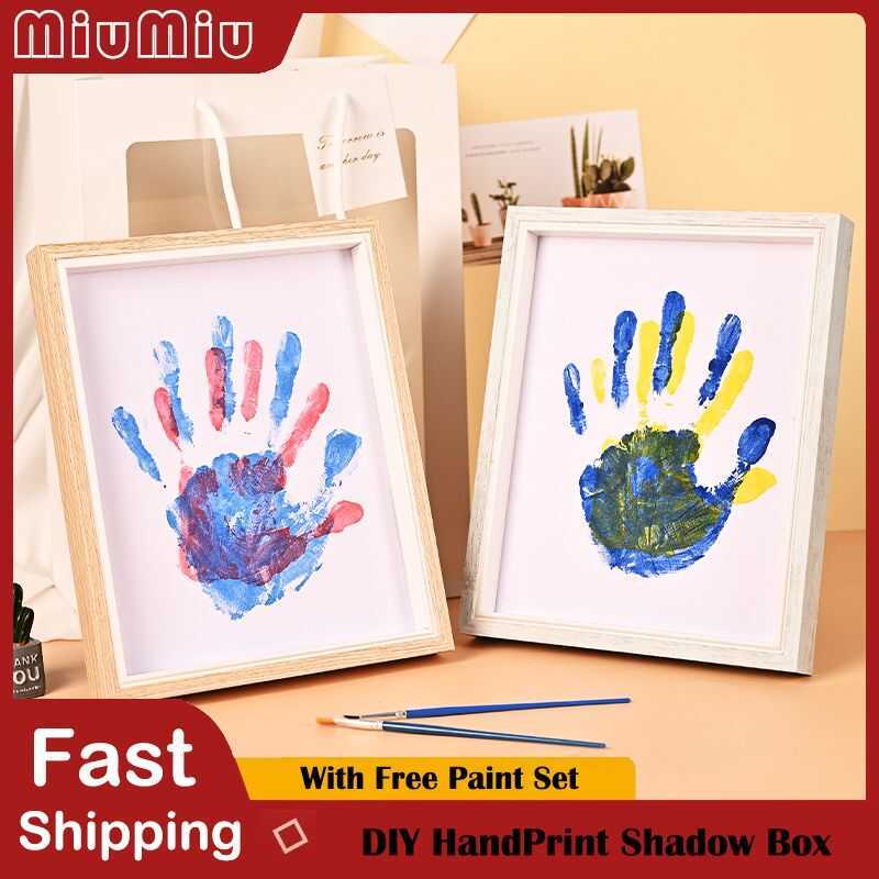 Miumiu DIY Couple Hand Paint Shadow Box Frame 8R With Set Wooden ...