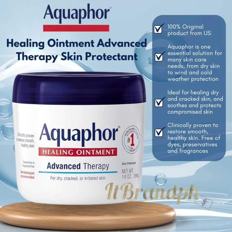 【COD】 Aquaphor Advanced Therapy Healing Ointment Skin Protectant, 2.8Oz ...