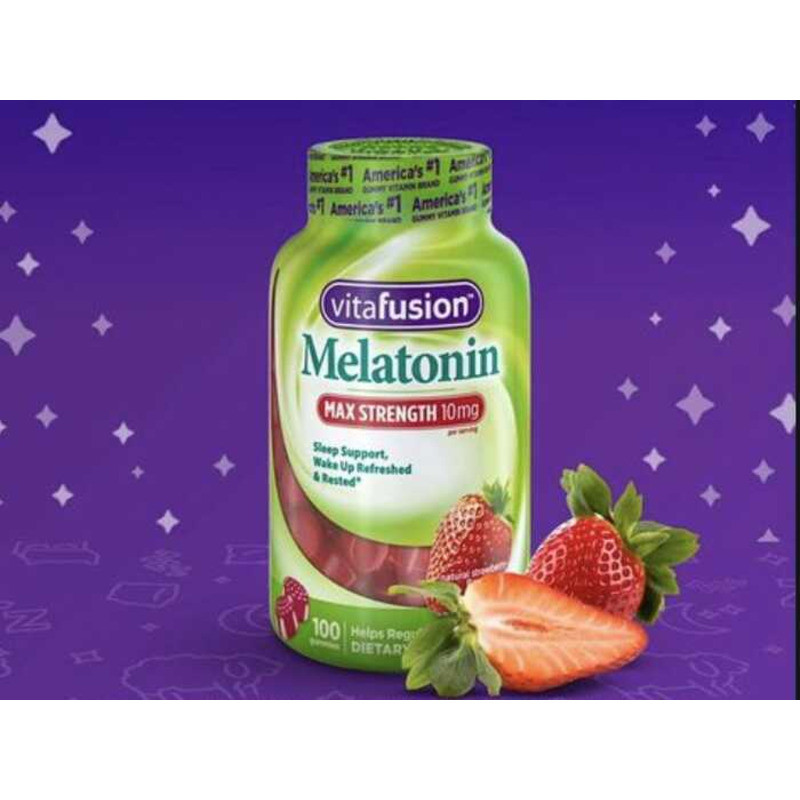 Vitafusion Melatonin Max Strength 10Mg 100 Gummies D77 3 9F5 | Shopee ...
