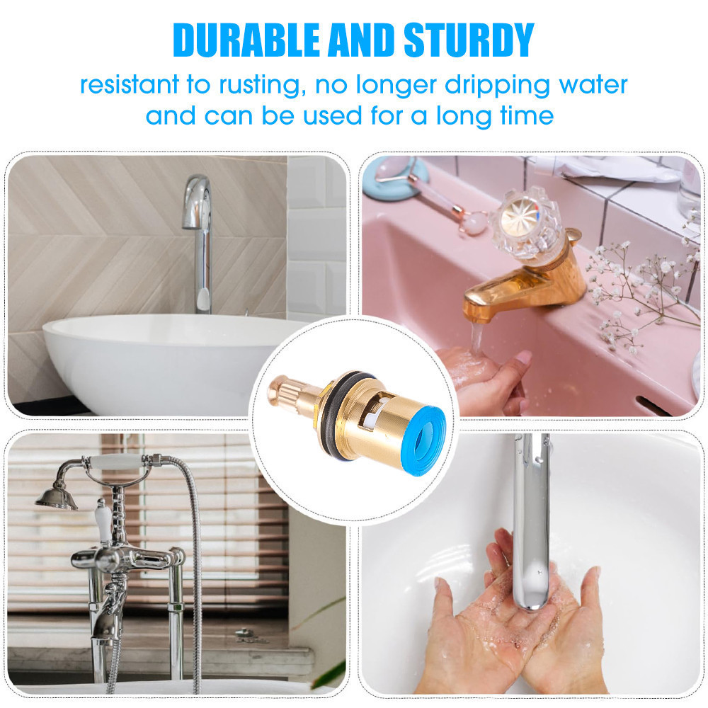 Universal Faucet Valve Core Replacement Brass Tap High Temperature ...