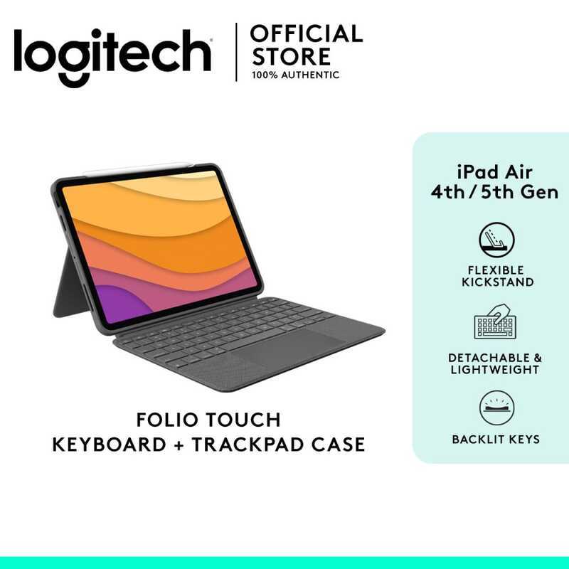 Logitech Folio Touch With Trackpad For Ipad Air (4Th/5Th Gen) Backlit ...