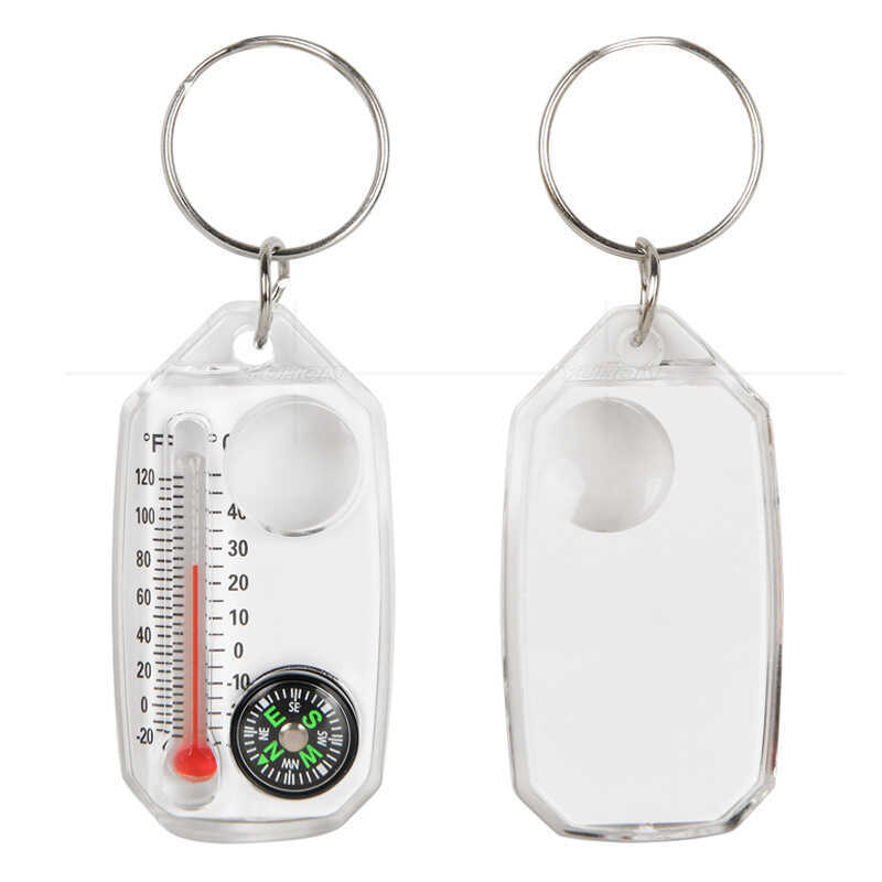 Boussole Porte-clés KIRZAX – Lot De 5, Compacte Avec Mousqueton, Pour Randonnée Et Survie En Extérieur