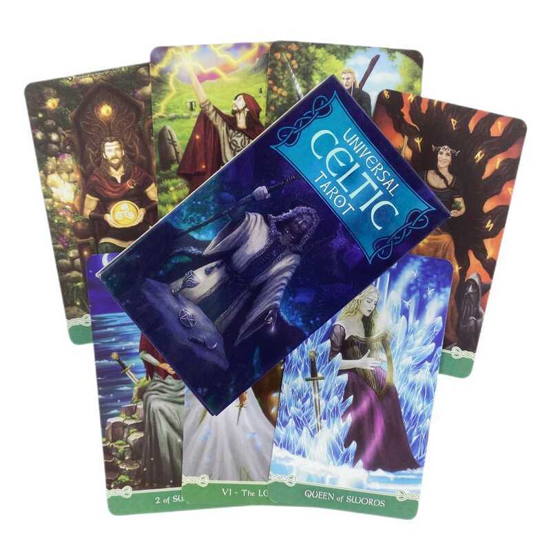 Universal Celtic Tarot Cards Divination Deck English Versions Edition ...