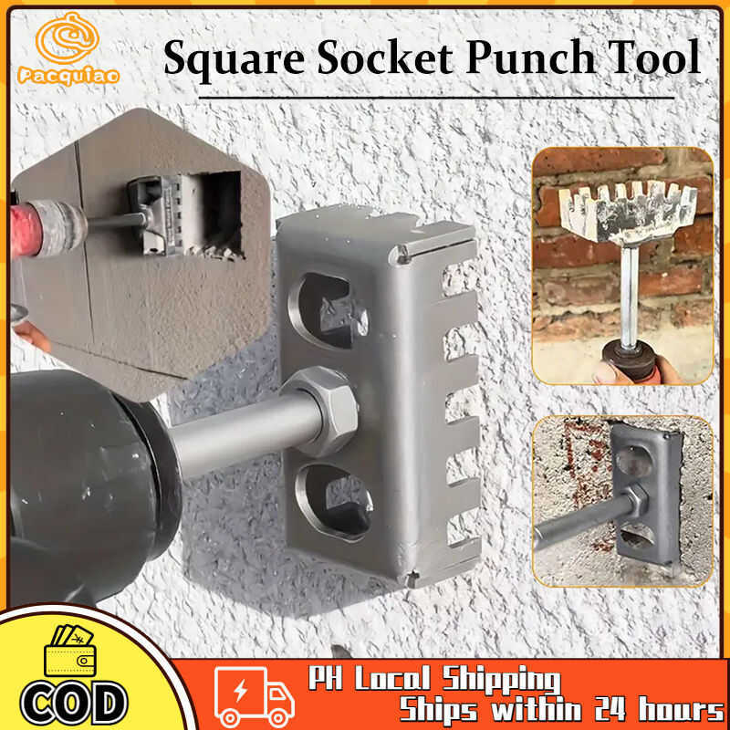 Square Hole Punch Cutter High Strength Electrical Box Saw Suitable For ...