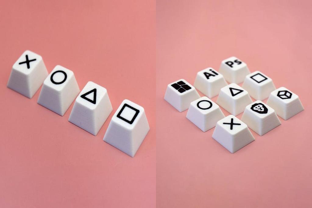 3d Printed Keycaps Universal Keycaps 4/9pcs 3d Printed Skull Game ...