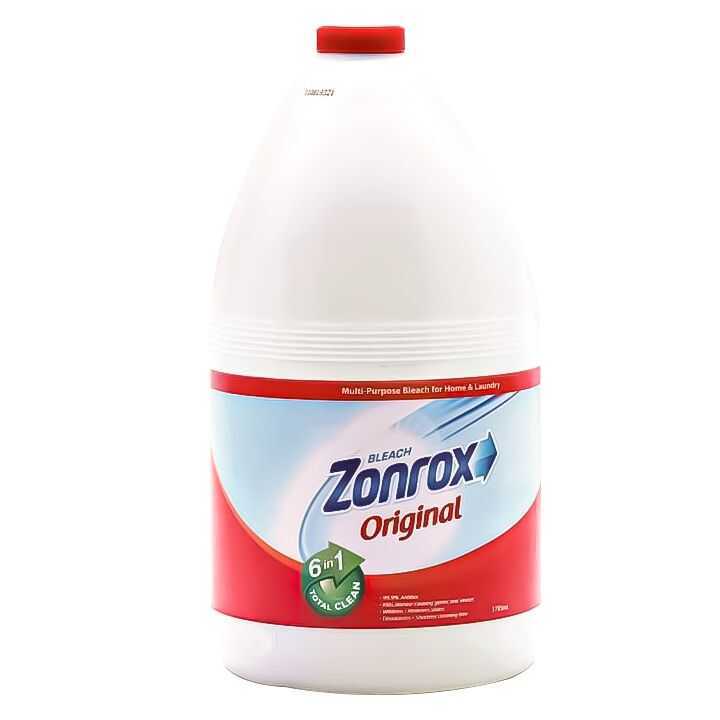 Zonrox Original Bleach 1 Gallon Disinfectant Cleaner 3 | Shopee Philippines