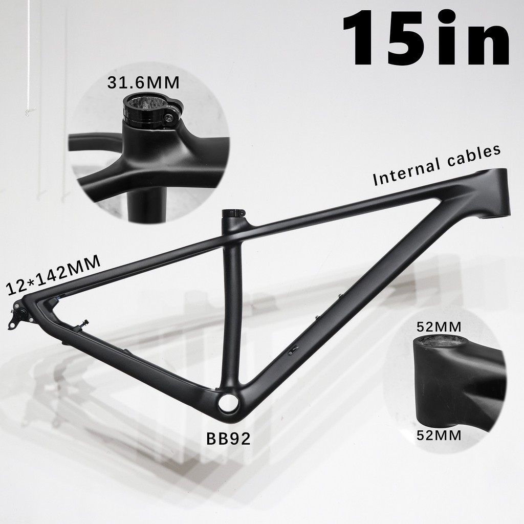KOCEVLO 29er Mtb Carbon Fiber Frame Thru axle 142*12mm T1000 XC Bicycle ...